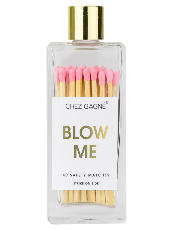 Jayden P Boutique - CHEZ GAGNÉ - Bottled Matchsticks - 40 ct. - "Blow Me"