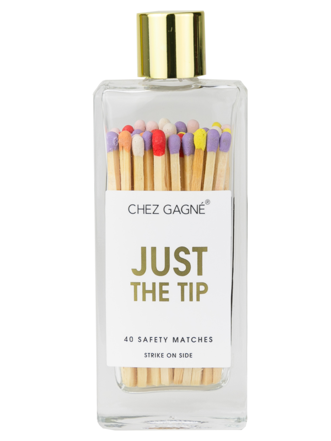 Jayden P Boutique - CHEZ GAGNÉ - Bottled Matchsticks - 40 ct. - "Just the Tip