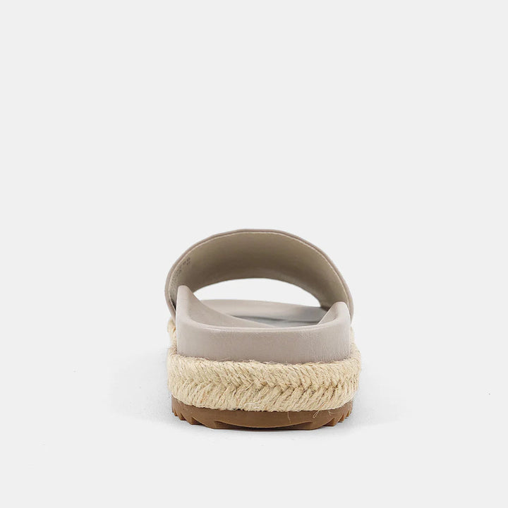 Cristiana Espadrille Slide Sandals - Taupe-SHUSHOP-Jayden P Boutique