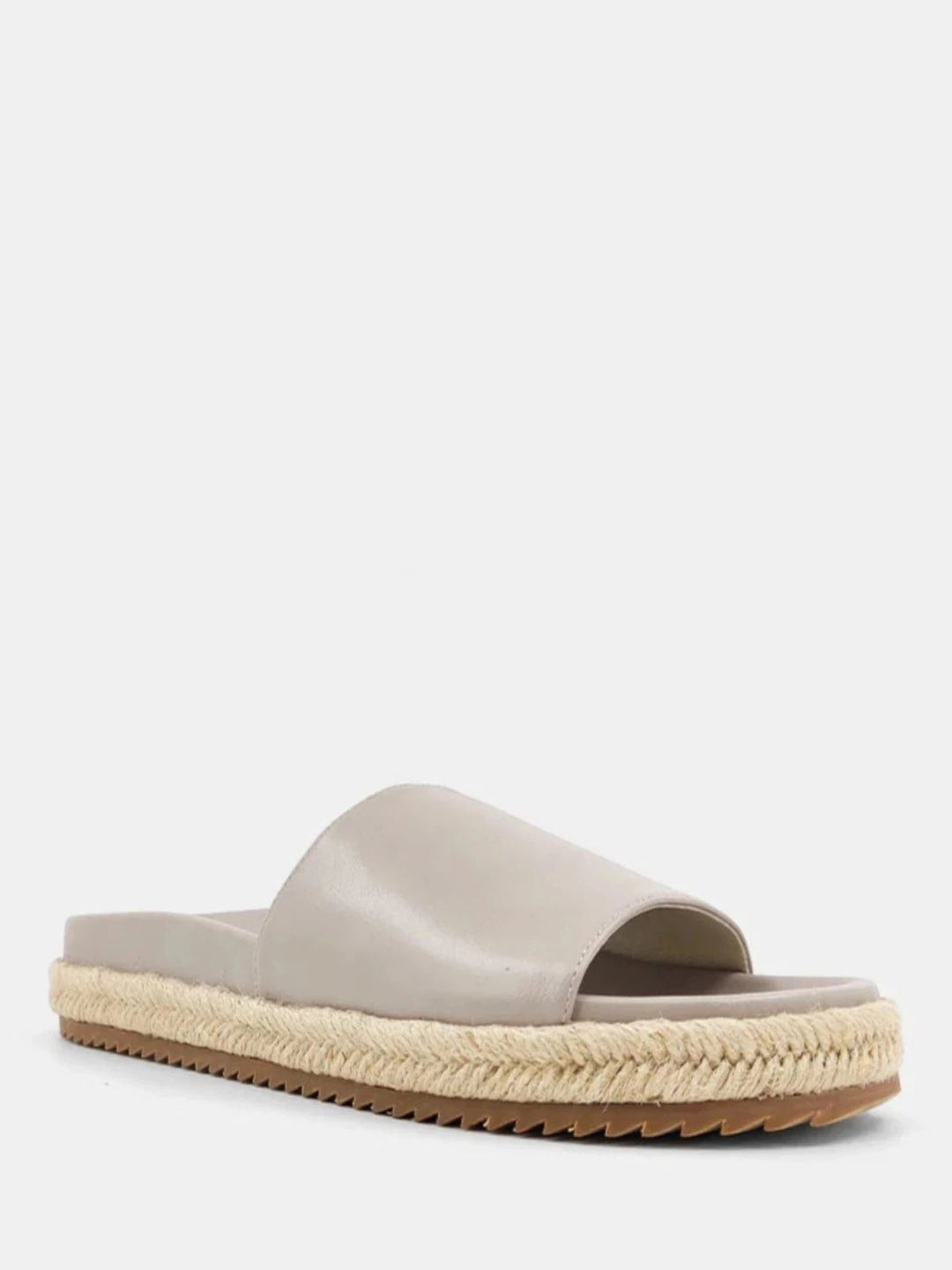 Cristiana Espadrille Slide Sandals - Taupe-SHUSHOP-Jayden P Boutique