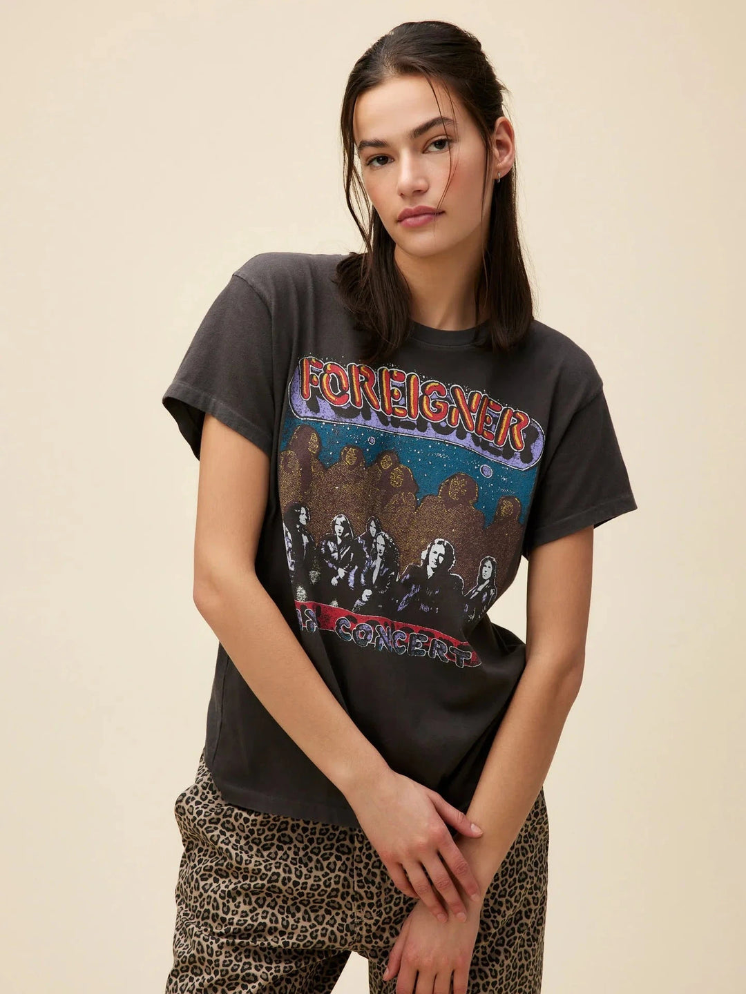 Jayden P Boutique - DAYDREAMER Foreigner in Concert Tee - XS