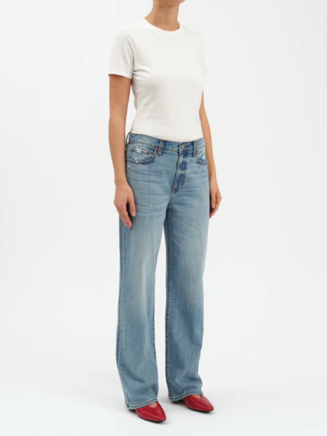 DAZE DENIM - 1999 Jeans Slouch 90's Fit in Marina Vintage wash, slouchy 90s cut, 11" rise, 32" inseam
