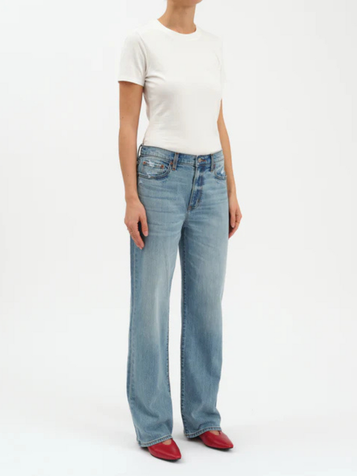 DAZE DENIM - 1999 Jeans Slouch 90's Fit in Marina Vintage wash, slouchy 90s cut, 11" rise, 32" inseam