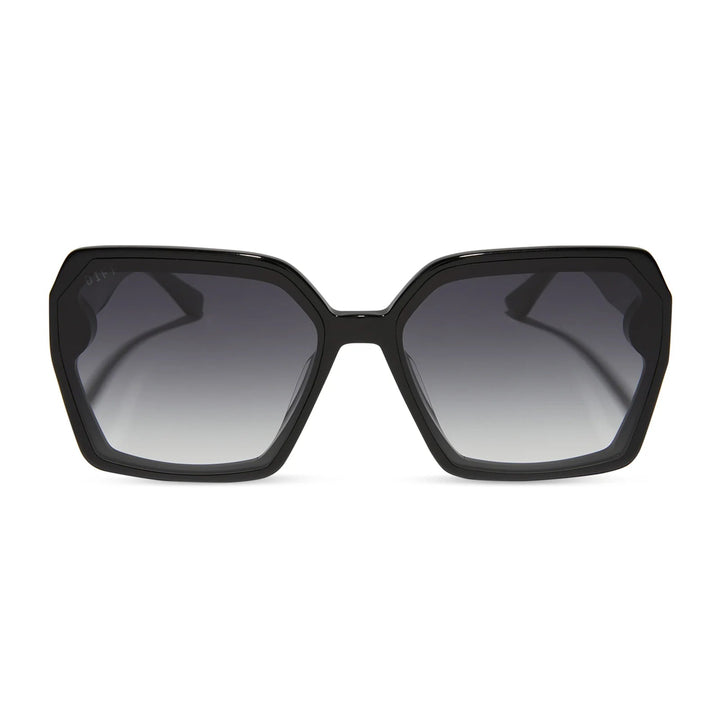 Jayden P Boutique - DIFF EYEWEAR Presley Sunglasses - Black/Gray Gradient