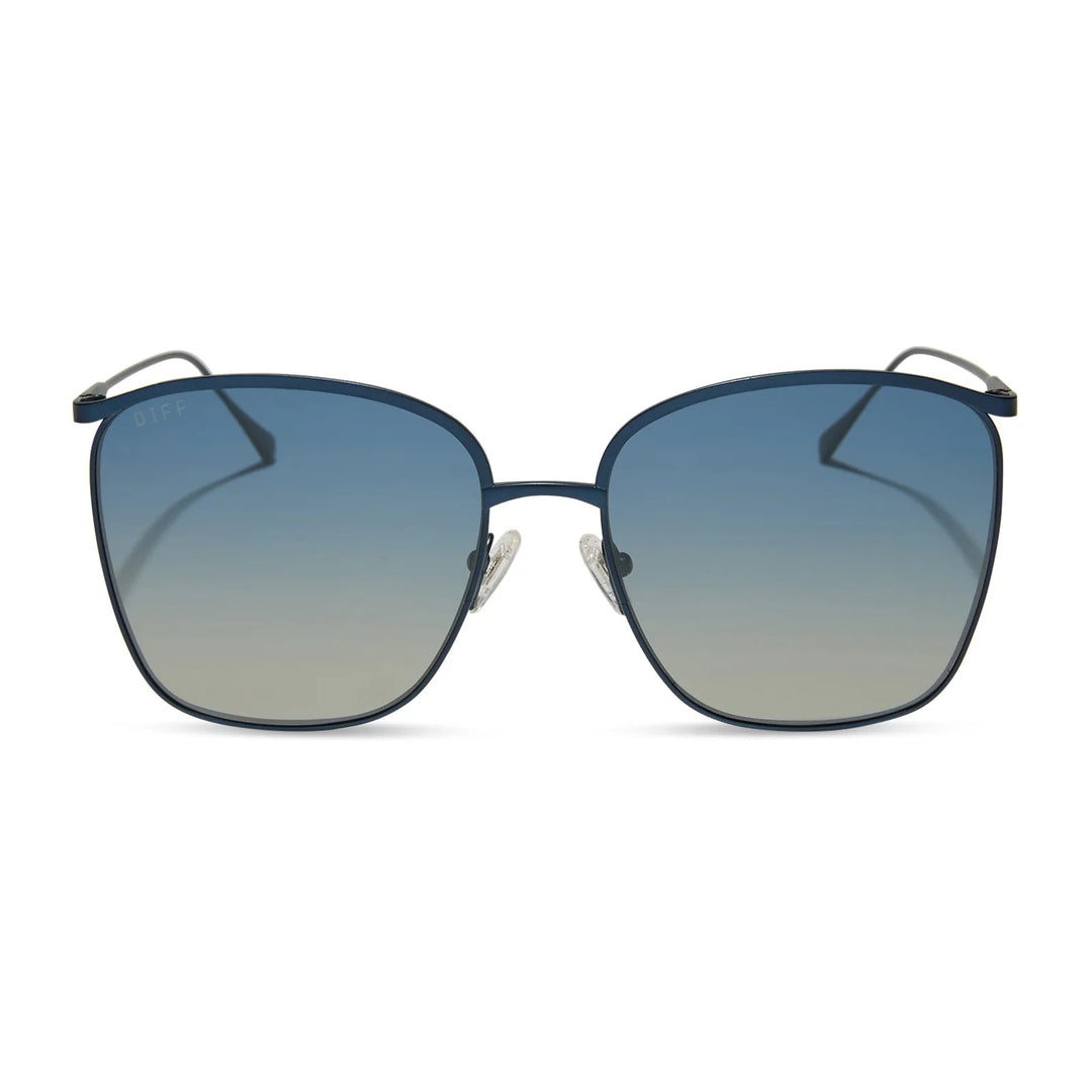 Jayden P Boutique - DIFF EYEWEAR Vittoria Sunglasses - Navy/Blue Flash - Default Title