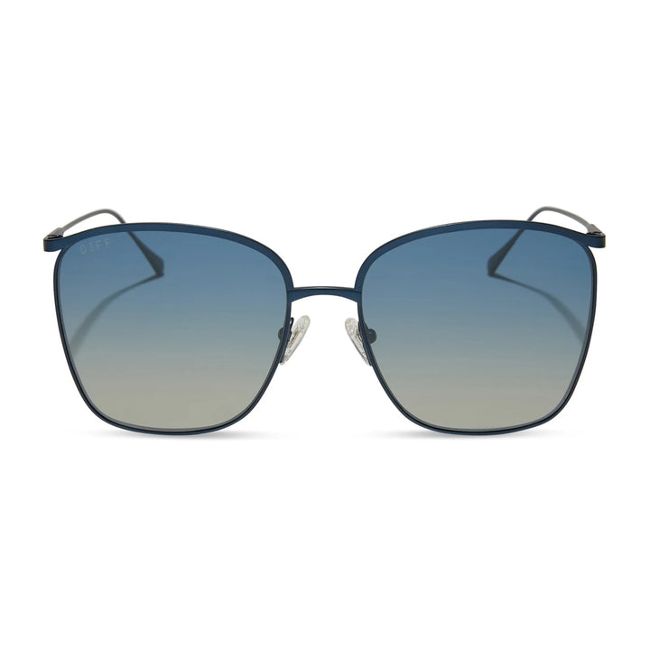 DIFF EYEWEAR Vittoria Sunglasses - Navy/Blue Flash