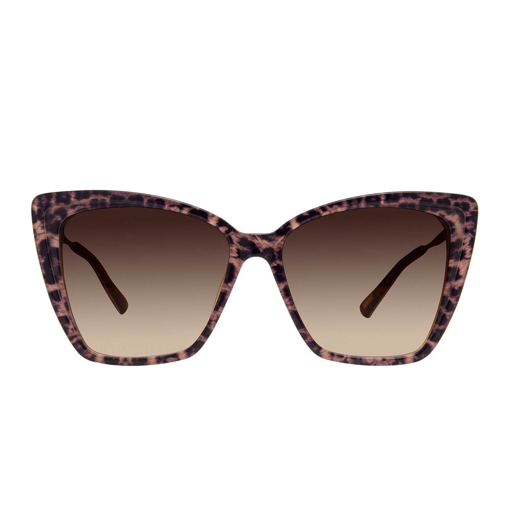 Diff Eyewear Becky II - Leopard Tortoise + Brown Gradient Sunglasses-DIFF EYEWEAR-Jayden P Boutique