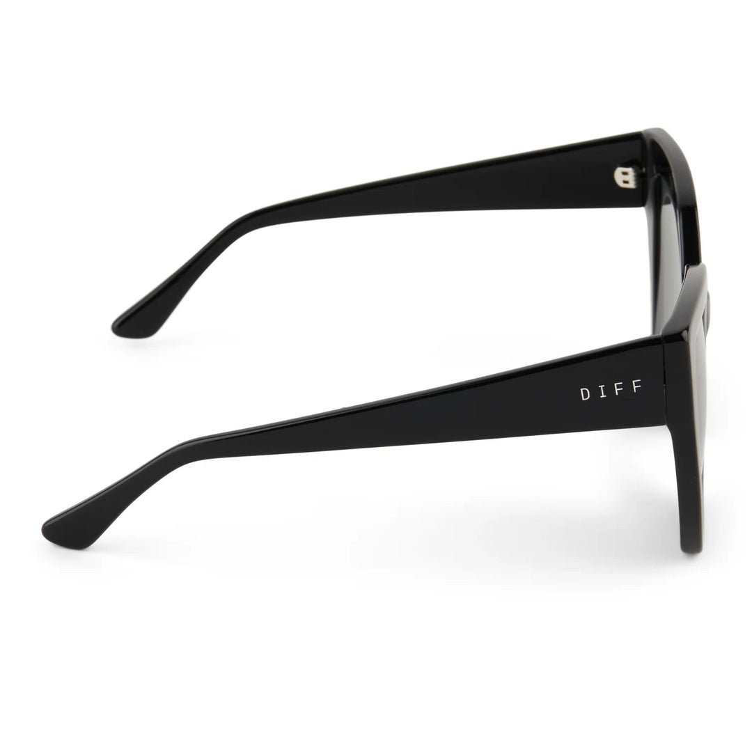 Diff Eyewear Blaire Black + Grey Polarized Sunglasses-DIFF EYEWEAR-Jayden P Boutique