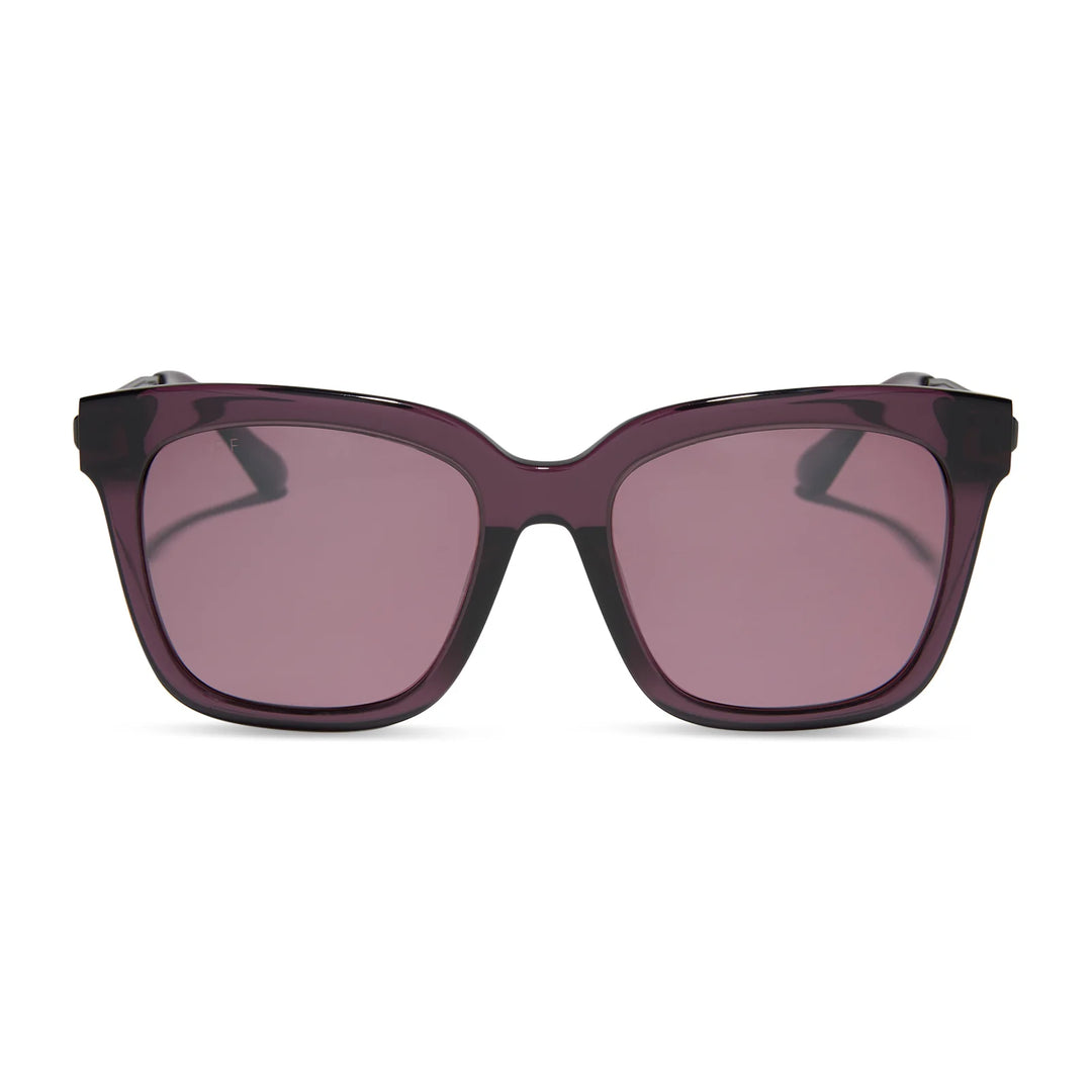 Jayden P Boutique - DIFF EYEWEAR Bella Sunglasses - Aubergine/Aubergine