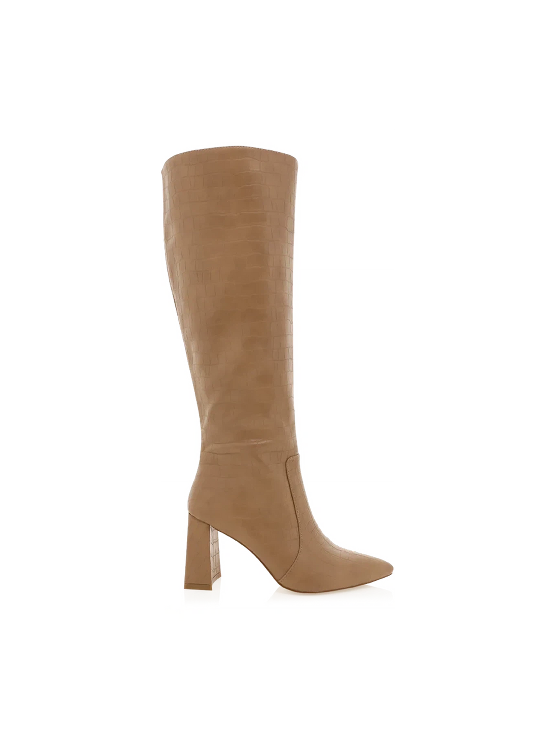 Elanor Knee High Croc Boots - Camel Croc-BILLINI-Jayden P Boutique