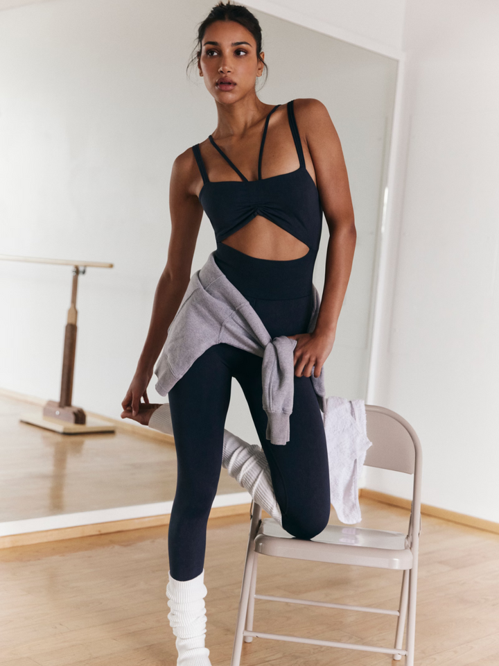 Sleek and stylish, the FREE PEOPLE - Good Karma Cut Out Onesie features a sculpting fit perfect for movement.