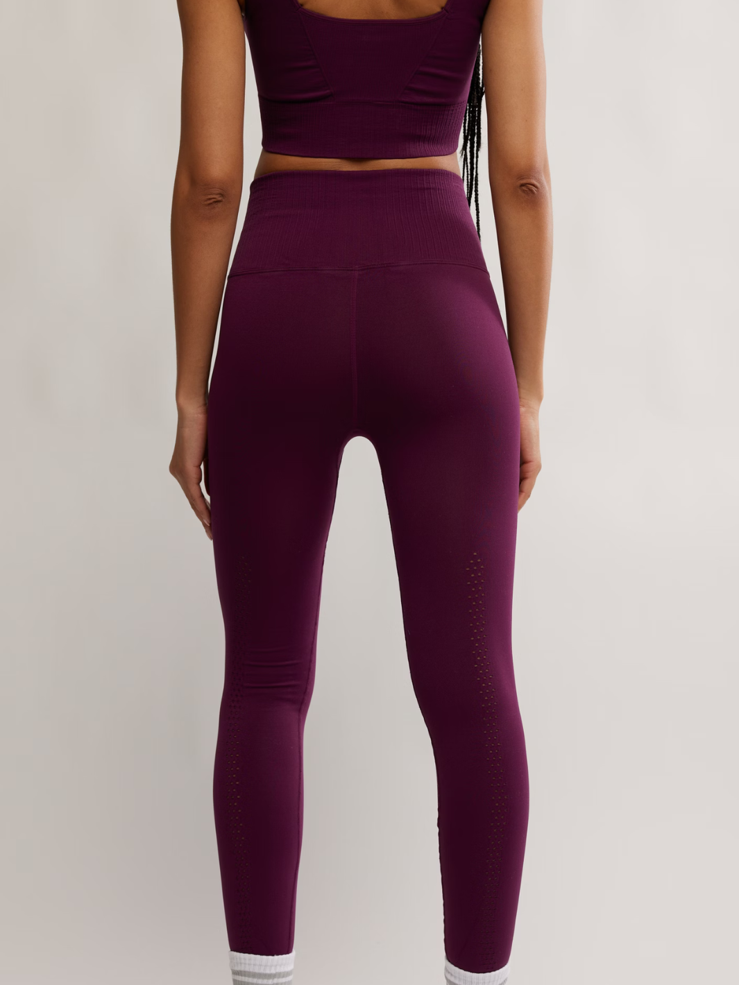 FREE PEOPLE - Good Karma Legging features a high-rise fit, perfect for activewear from yoga to brunch.