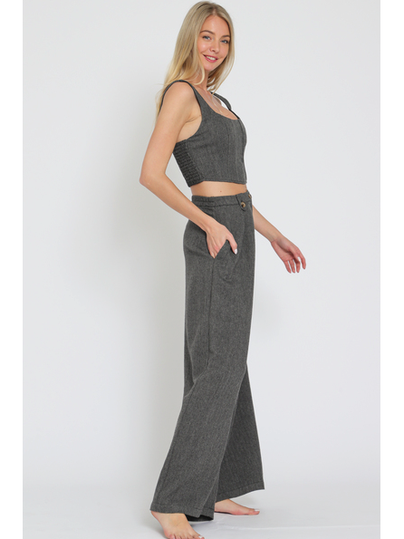 Fiona High Waist Long Trousers-PANTS-Jayden P Boutique