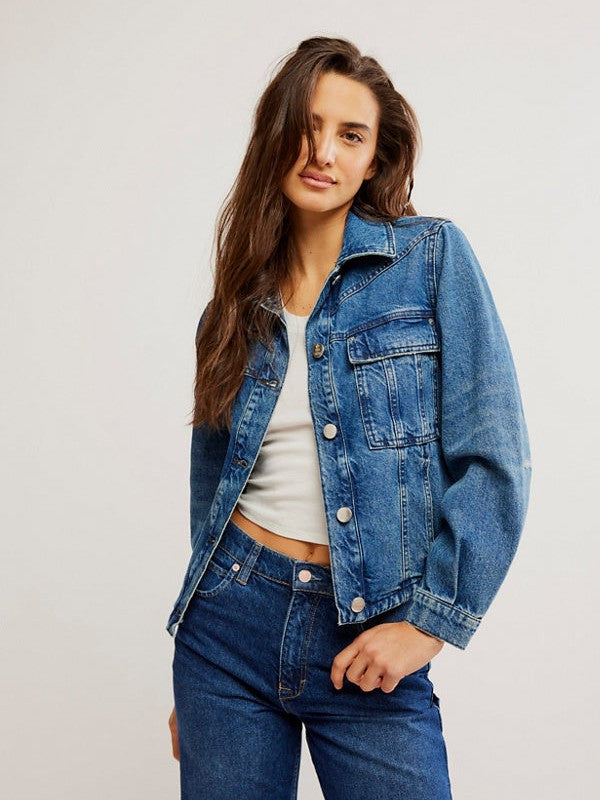 Free People Jade Denim Jacket