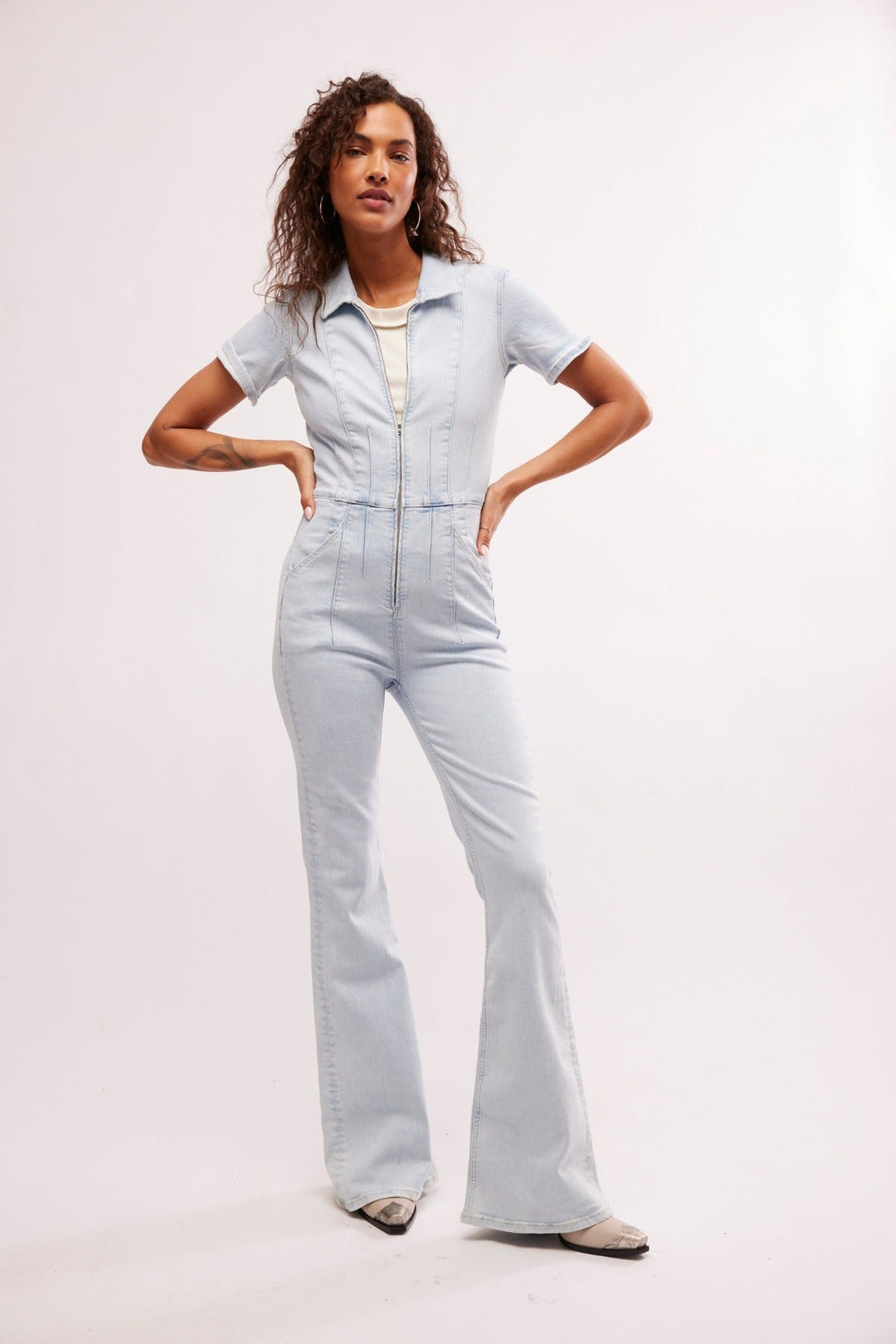 Free People Jayde Flare Jumpsuit