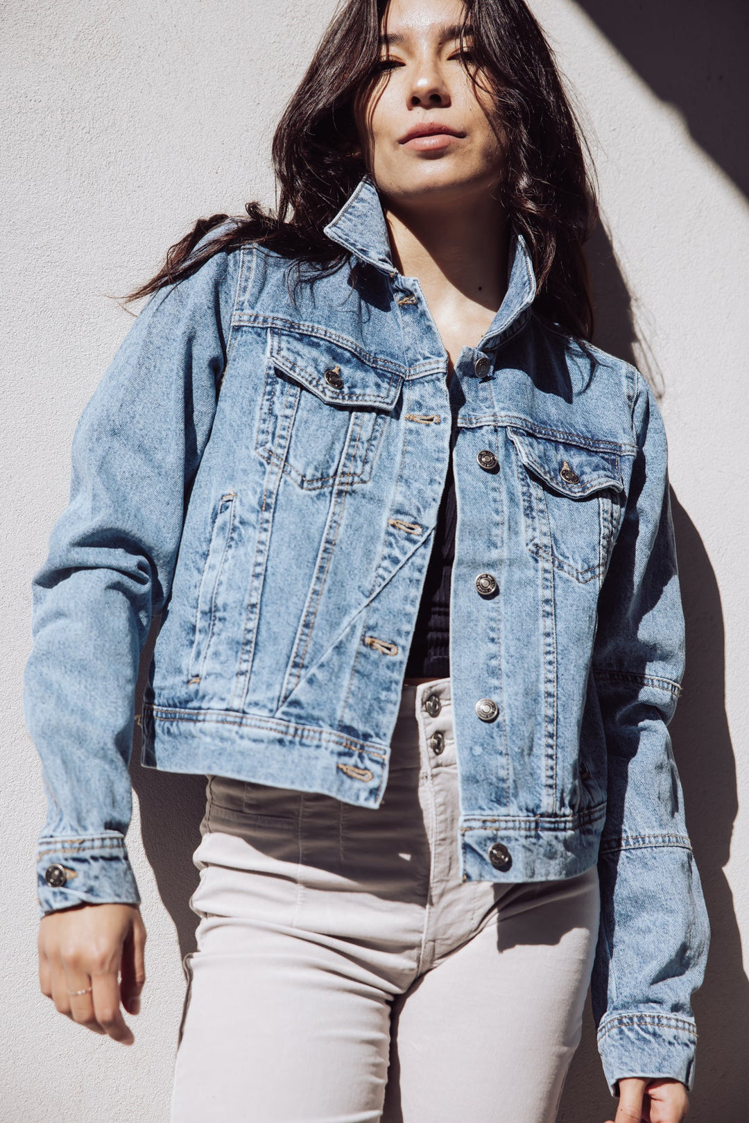 Jayden P Boutique - Free People Rumors Denim Jacket - X-Small / Denim