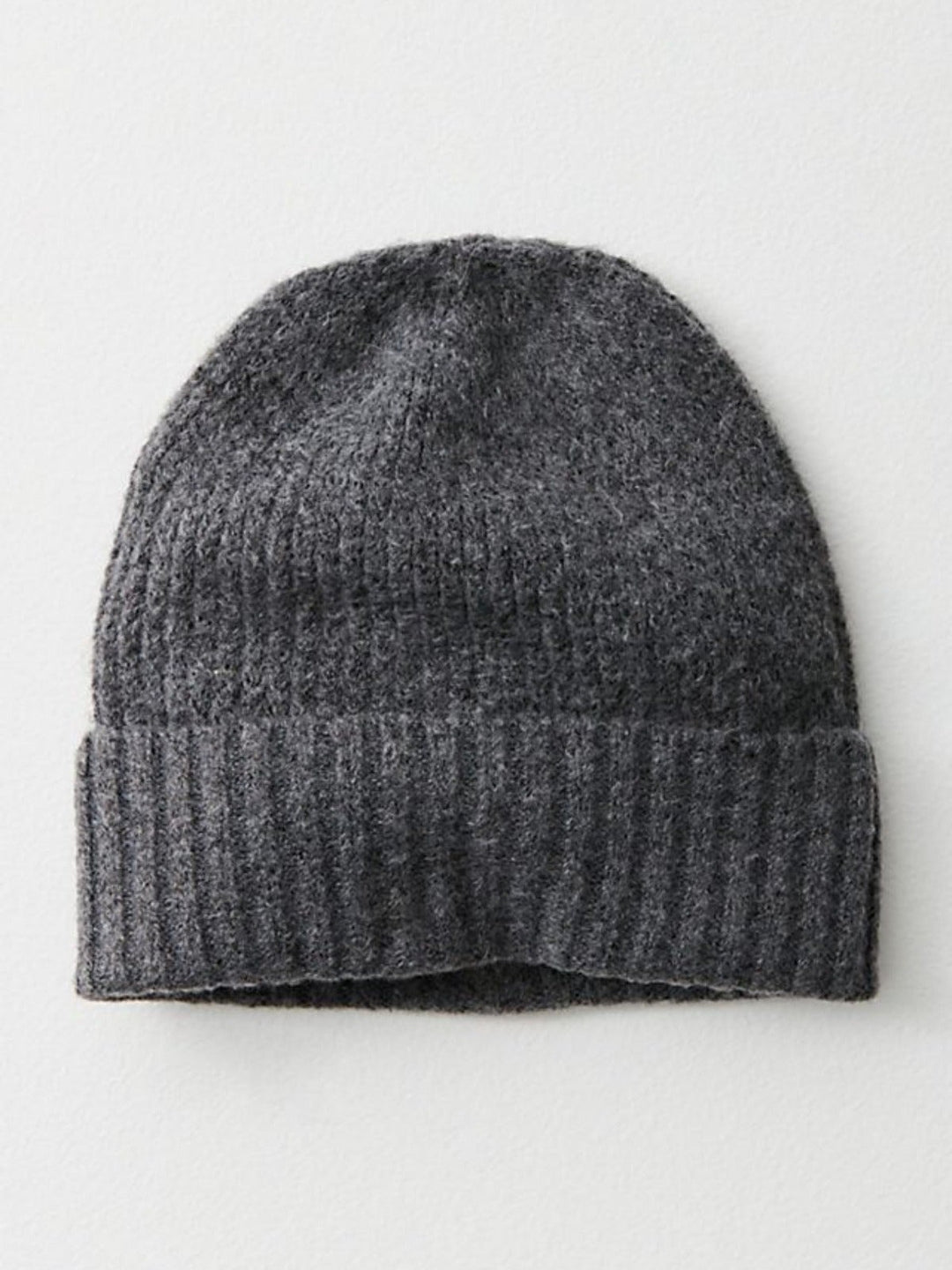 Free People Winnie Waffle Knit Beanie - Charcoal-FREE PEOPLE-Jayden P Boutique