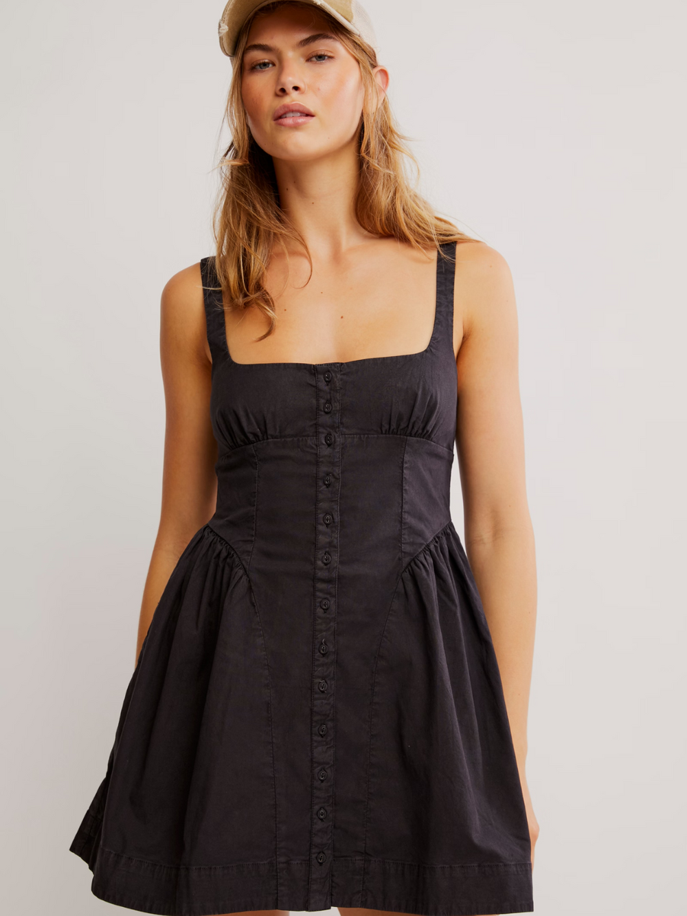 Free People Astrid Oxford Mini Dress