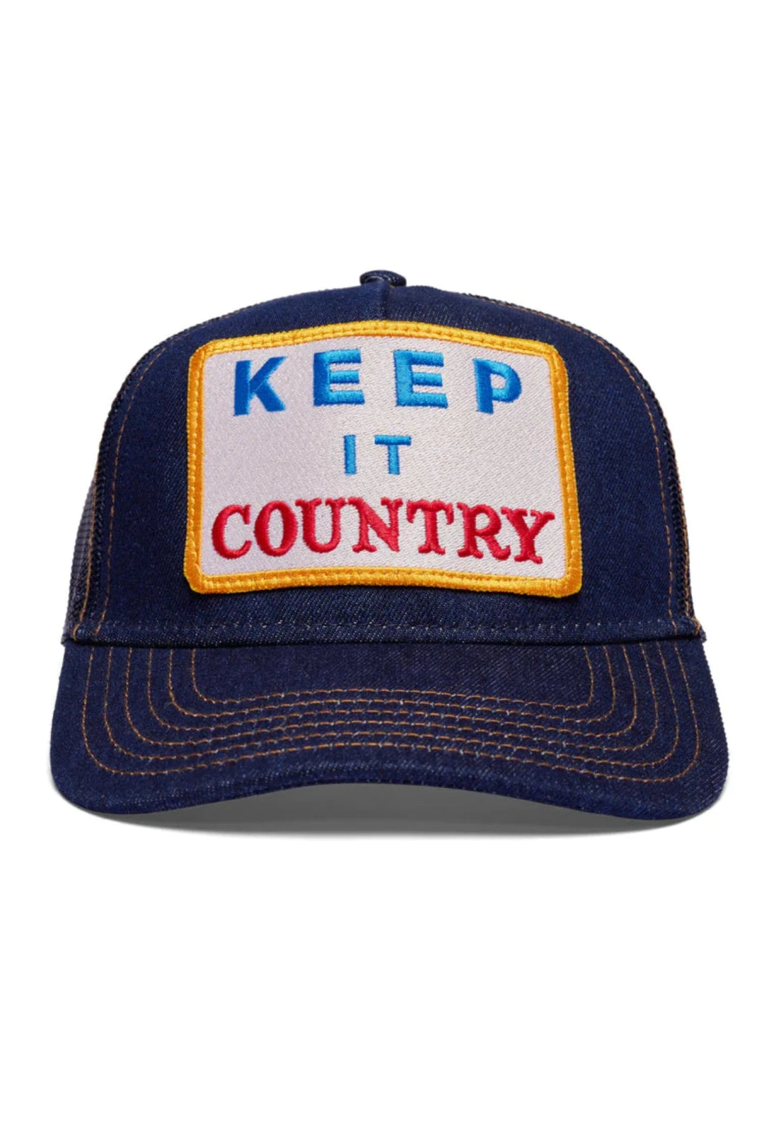 Keep It Country Denim Trucker Hat   – Jayden P Boutique