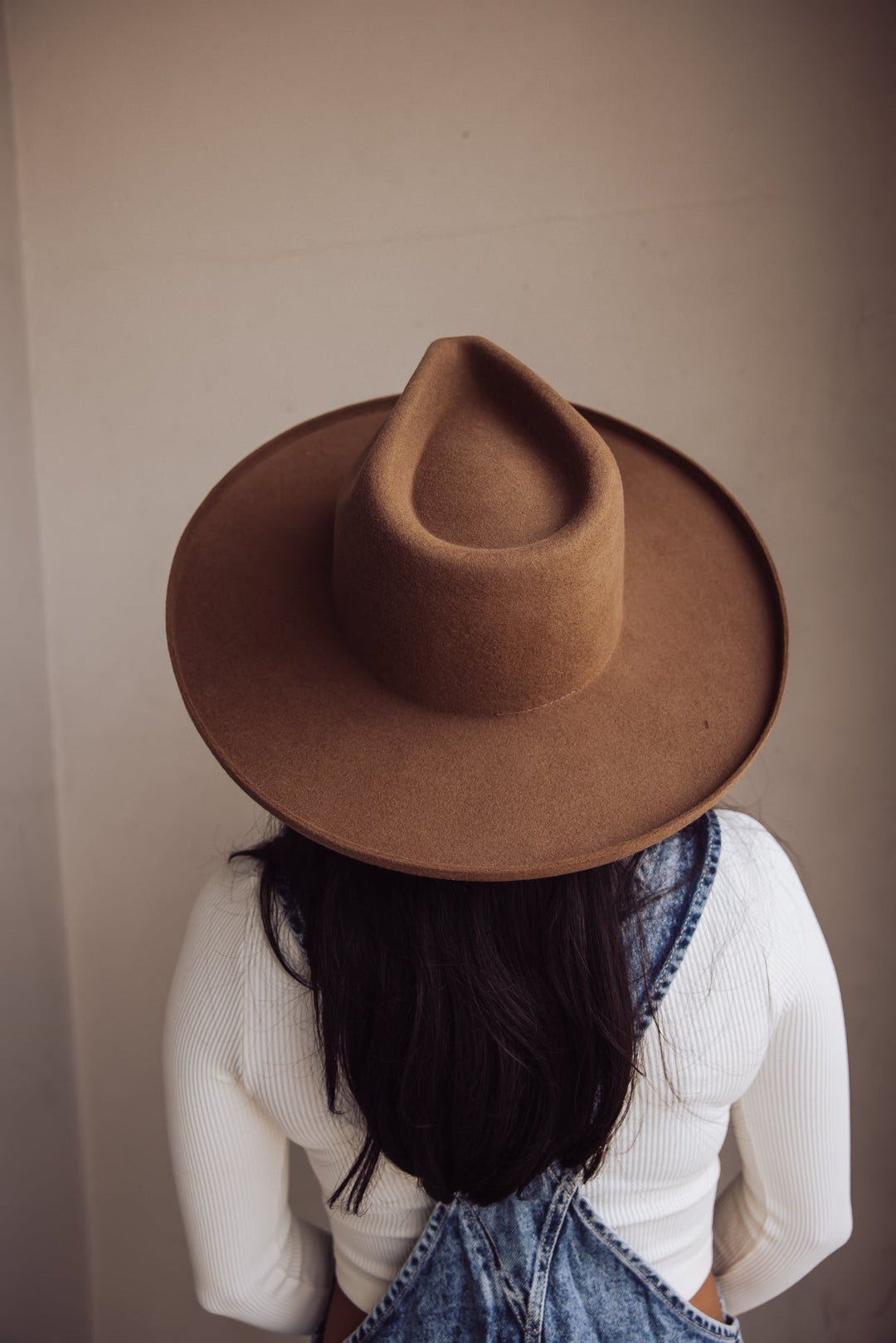 Gigi Pip Amelia Pencil Brim Fedora - Brown