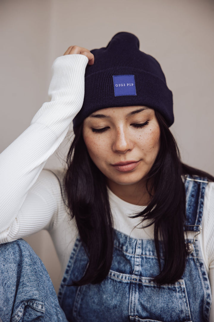 Gigi Pip Gigi Beanie - Navy Blue