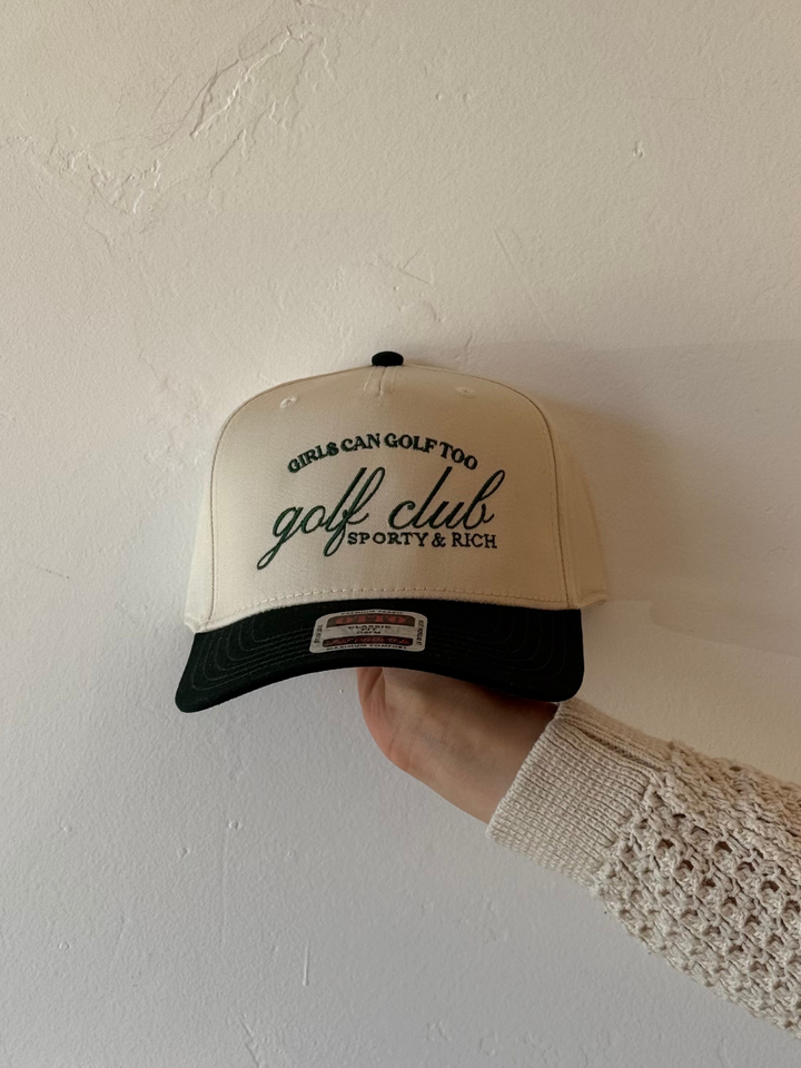 Girls Can Golf Too Club - Sporty & Rich Hat
