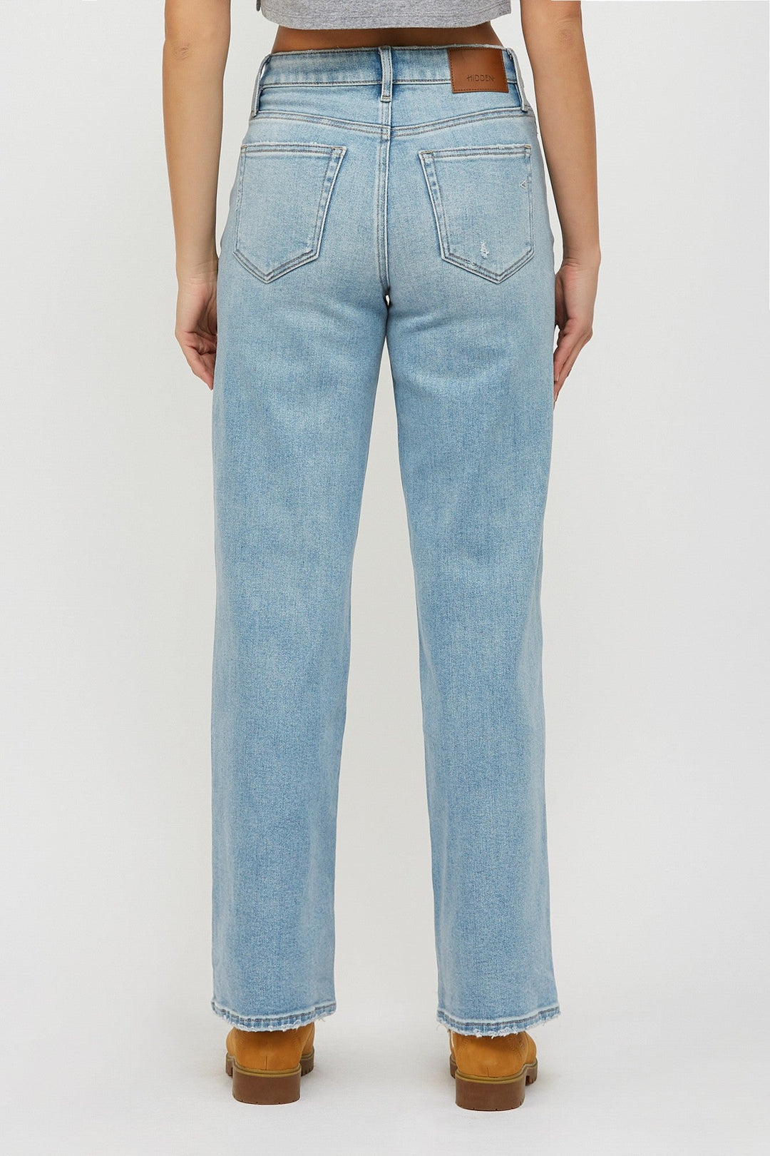 HIDDEN Logan Multi Seam High Rise Dad Jeans-JEANS-Jayden P Boutique