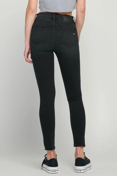 Jayden P Boutique - Hidden Jeans Amelia Mid-Rise Stretch Skinny Jean - 24 / Black