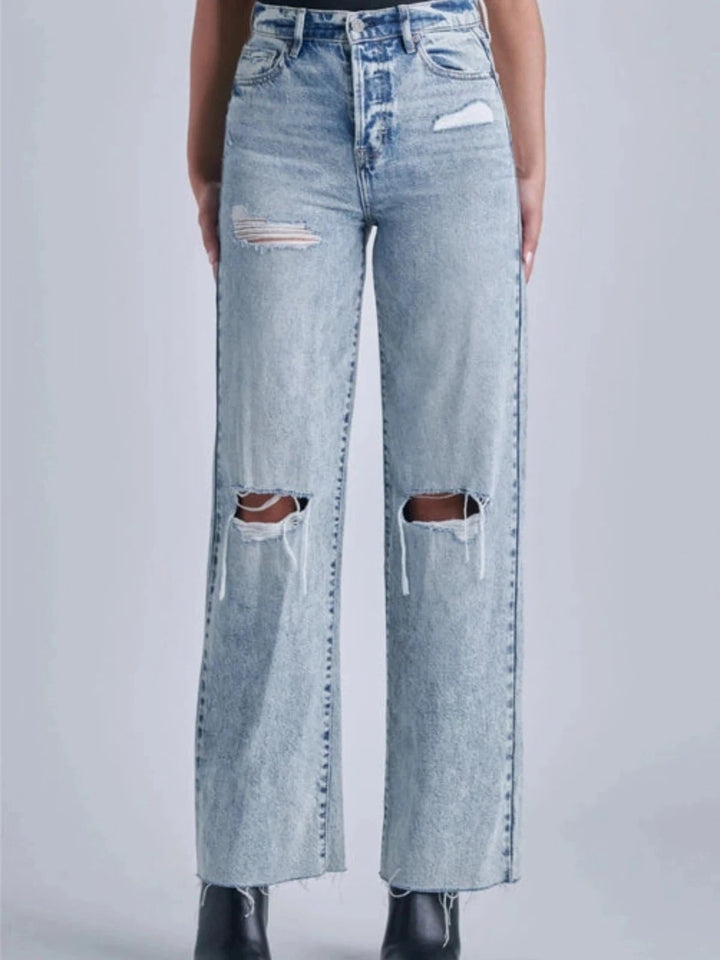 Hidden Jeans Logan Acid Wash Dad Jeans