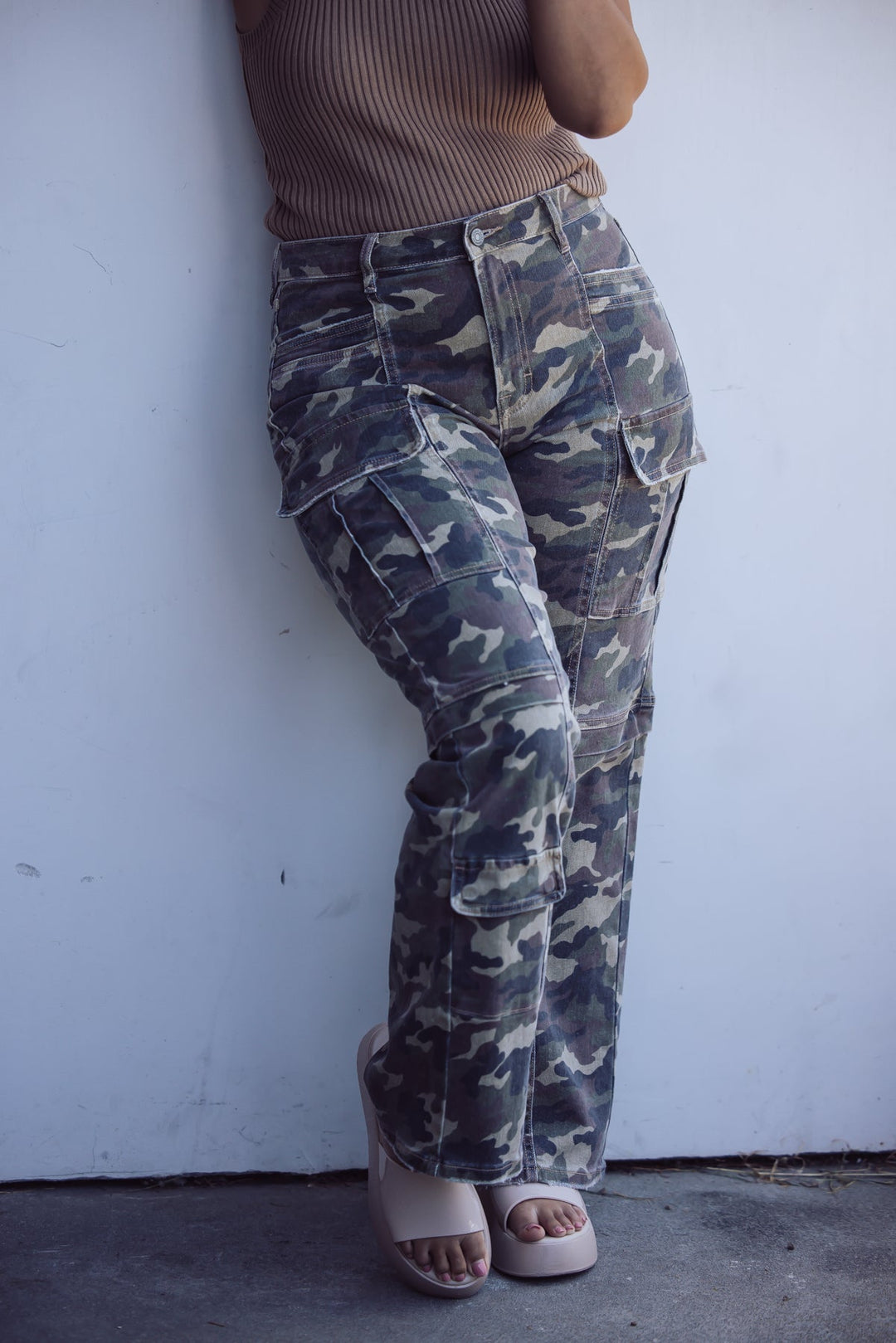 Hidden Jeans Tracey Camo Cargo Jeans