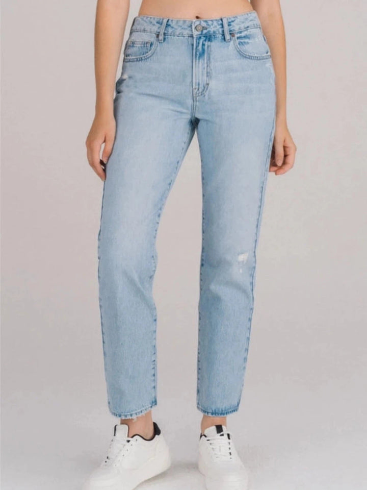 Hidden Jeans Tracey High Rise Straight Jean