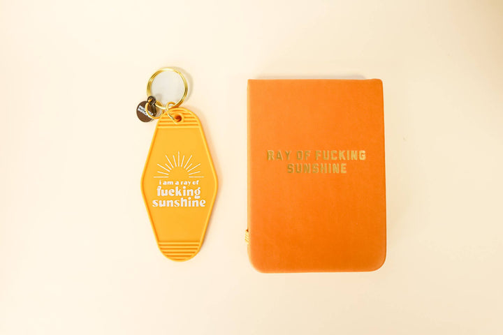 I Am A Ray Of Fucking Sunshine - Keychain-key chain-Jayden P Boutique