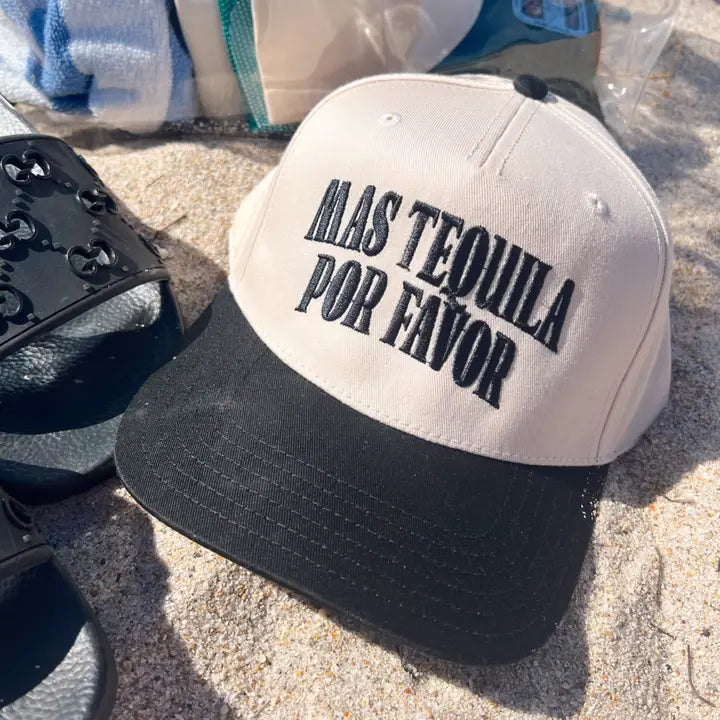 Jayden P Boutique - KENZKUSTOMZ - Mas Tequila Por Favor Vintage Trucker Hat - Default Title