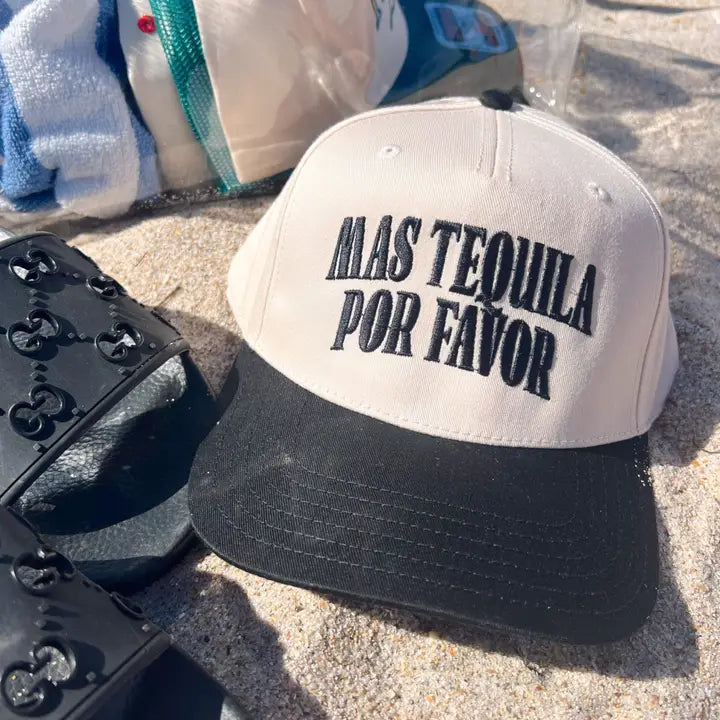 Jayden P Boutique - KENZKUSTOMZ - Mas Tequila Por Favor Vintage Trucker Hat - Default Title