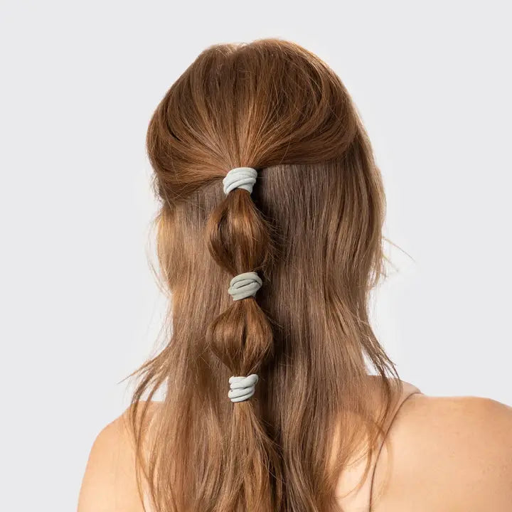 Jayden P Boutique - Kitsch Eco-Friendly Nylon Elastic Hair Tie Set - Black