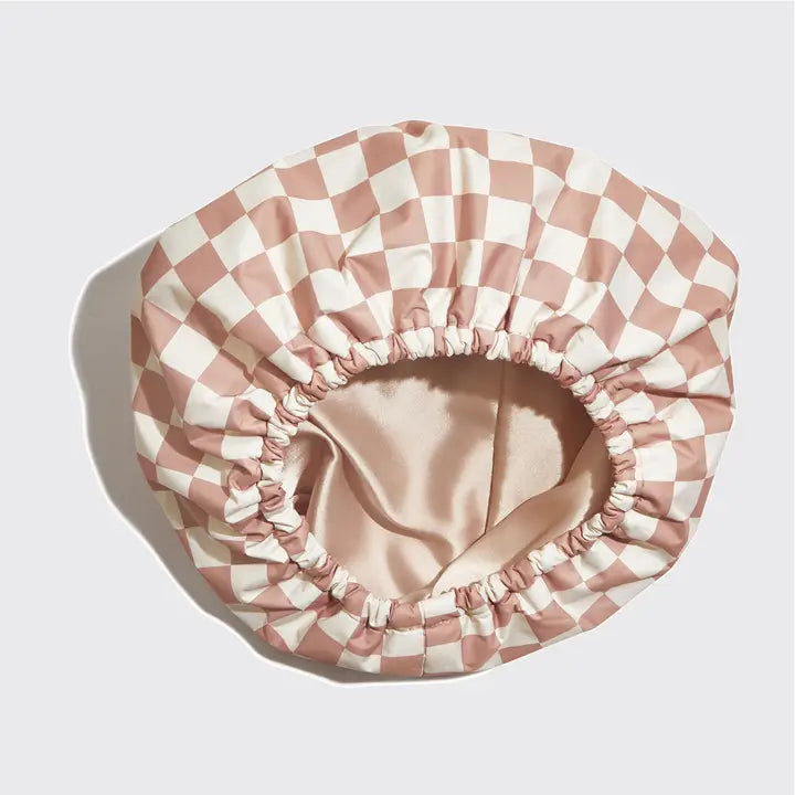 Kitsch Satin Lined Flexi Shower Cap