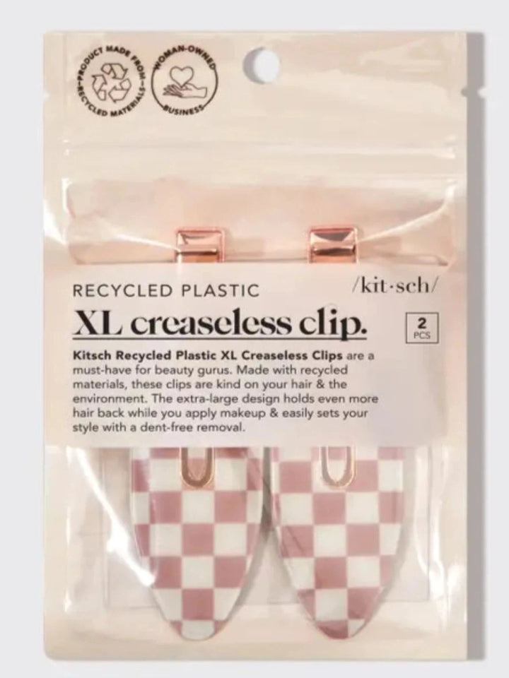 Kitsch XL Plastic Creaseless Clips 2pc Set