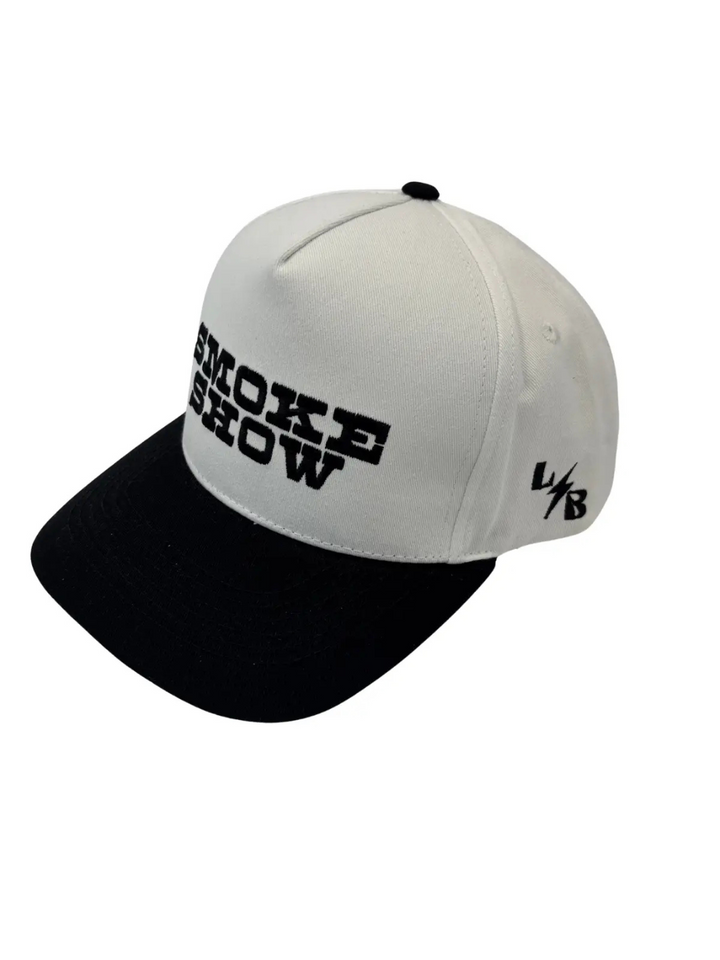 Stylish LOCAL BEACH - Smoke Show Trucker Hat blends coastal vibes with southern charm for your perfect outdoor look.