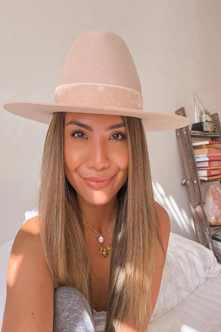 Lack Of Color Benson Tri Hat - Beige-Lack of Color-Jayden P Boutique