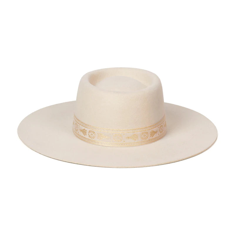 Lack Of Color Juno Boater Hat - Cream-Lack of Color-Jayden P Boutique