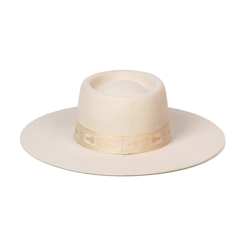 Lack Of Color Juno Boater Hat - Cream-Lack of Color-Jayden P Boutique