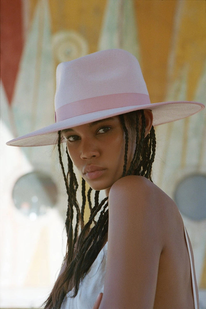 Jayden P Boutique - Lack Of Color Stardust Rancher Hat - 55 (S) / PASTEL PINK