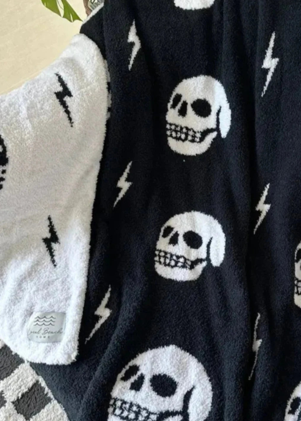 Local Beach Skull & Bolt Luxe Blanket