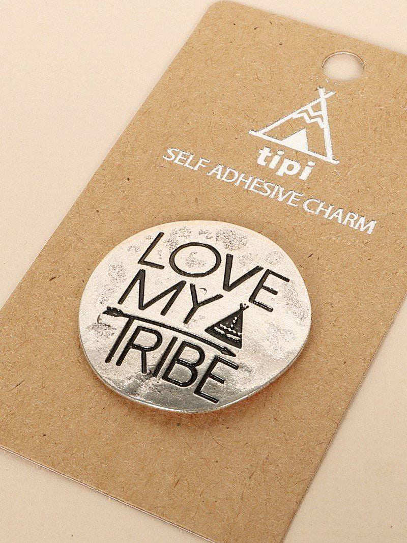 Love My Tribe Engraved Pop Socket Charm-Tipi-Jayden P Boutique