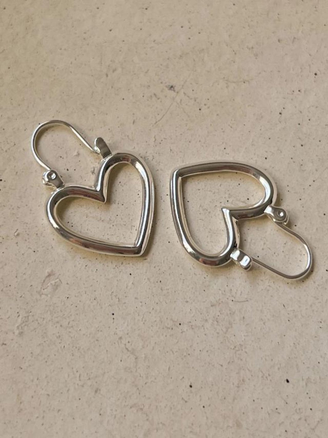 Jayden P Boutique - LUV AJ - Mini Heartbreaker Hoop Earrings - Silver