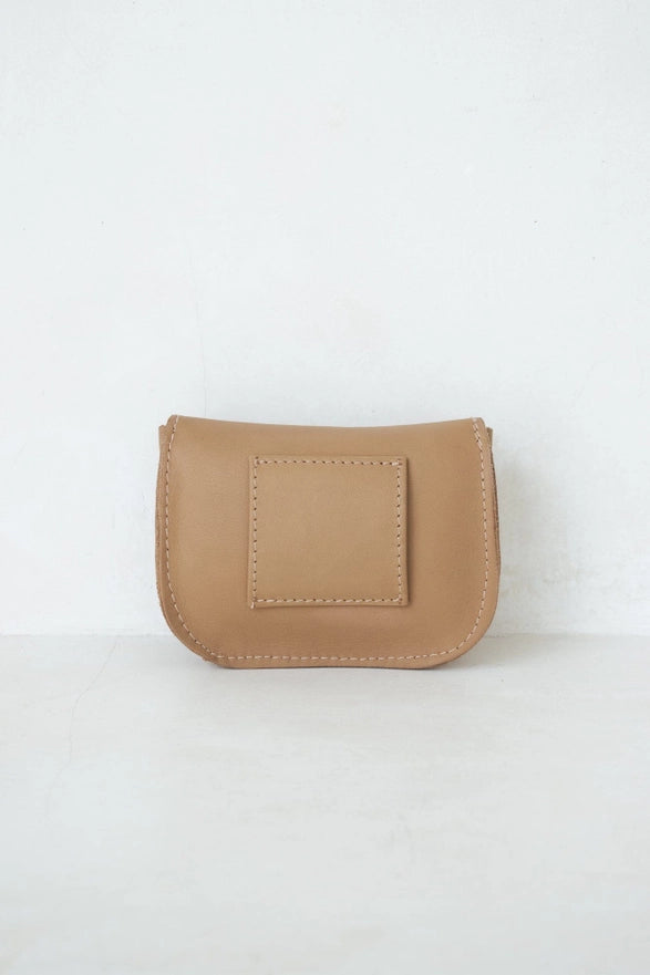 Jayden P Boutique - MANDRN BILLIE LEATHER POUCH - SAND - Default Title