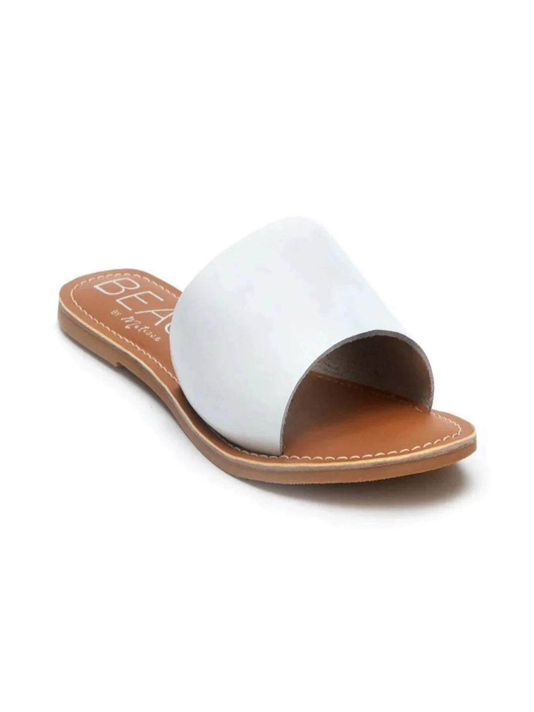 Matisse Cabana Slide Sandal - White-MATISSE-Jayden P Boutique