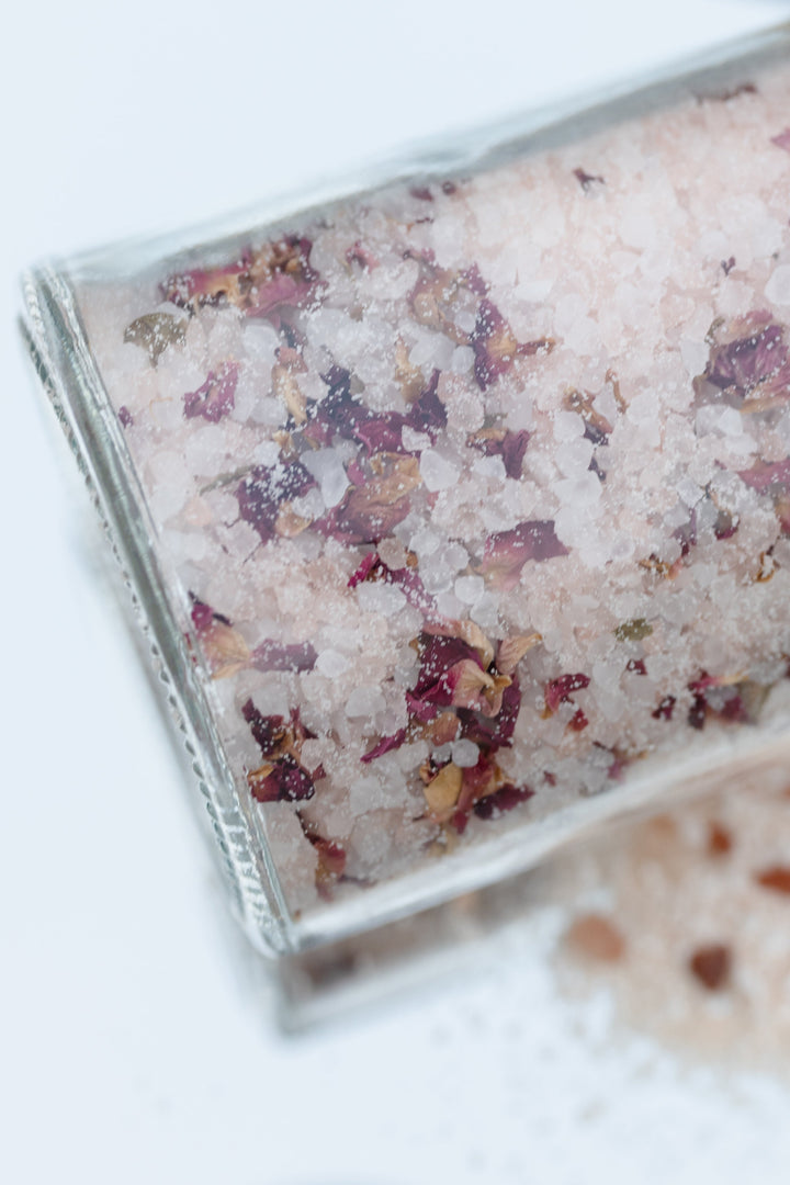 Jayden P Boutique - Nectar Republic - Large Bath Salt Soak 16 oz - Rose Sandalwood - Default Title