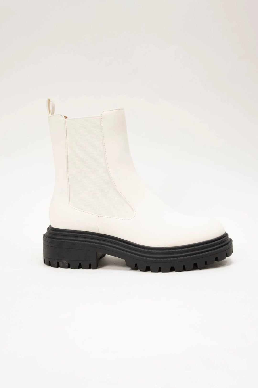 Nell Chelsea Ankle Boots - White-CCOCCI-Jayden P Boutique