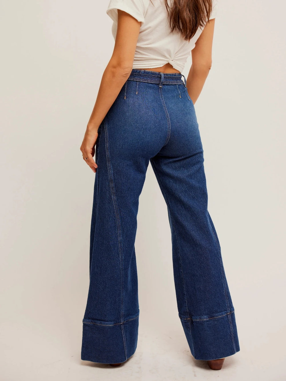 Jayden P Boutique - FREE PEOPLE - Ryla A Line Jean - Dreamscape Blue / 24